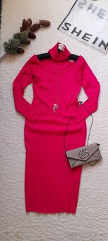 Shein midi šaty z žebrovaného úpletu - 8