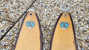 Staré dřevěné lyže Sulov - 8