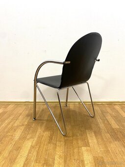 Retro židle 80. léta chrom - 8