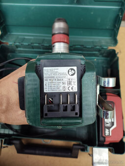 Aku vrtačka S příklepem Metabo SB 18 LTX Quick - 8