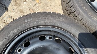 4x zimní pneu s disky na Škoda Rapid,Fabia 3 apod. - 8