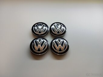 Středové krytky Vw, 65x56mm, logo struktura - 8