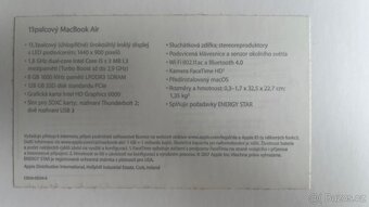 Macbook Air 2017, 128 gb, 13” - 8