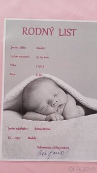 Volná panenka reborn 60cm - 8