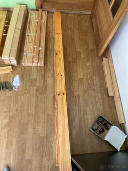 🛏️ Dvoupatrová postel z pravého dřeva (90 × 200 cm) - 8