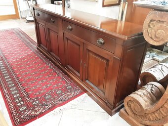 Celomasivni komoda - ořech - 8