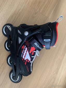 Jednou použité dětské in-line brusle Rollerblade Max Wheels - 8