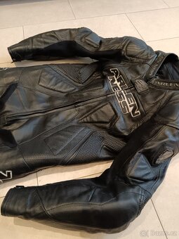 Arlen Ness Racing-Pánská kožená moto kombinéza, jednodíl - 8
