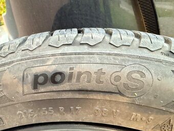 Sada 4× alu kola DEZENT + zimní pneumatiky Point S Wintersta - 8