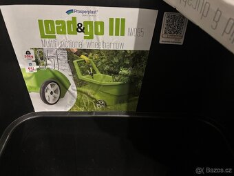 Prodám Vozík zahradní LOAD&GO III 95l černý - 8