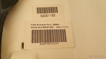 Kiddy Evolution pro - Zebra - Autosedačka - 8