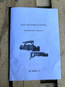 Elektrická střihačka armatury, střihačka kulatiny - 8