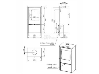 Krbová kamna ROMOTOP Alpera F - 8