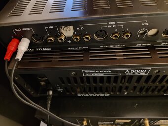 Dělený zesilovač GRUNDIG A 5000 + GRUNDIG SXV 6000 - 8
