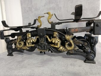Vzácné krásné dvoumiskové váhy z roku 1932  - 8
