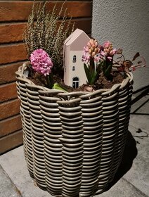 Dekorace - dřevěné domečky - 8