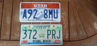 PRODÁM USA REGISTRAČNÍ ZNAČKY PĚKNÁ DEKORACE - 8