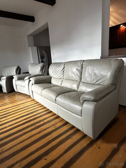 Kožená sedací souprava - 8