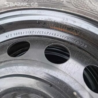 Peugeot sada kol 215/55/16 - 5x108 ET47 7Jx16 - 8