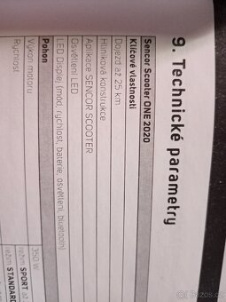 Elektrokoloběžka Scooter ONE 2020 - 8