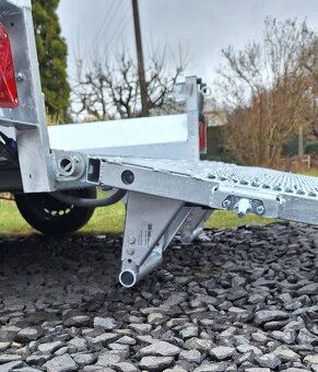 prodáno - BUILDER 3 3518/3 S 3,5T přívěs na minibagr - 8