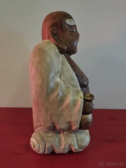 Budha dřevěný, 52 cm - 8
