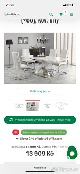Rozkládací jídelní stůl - 8