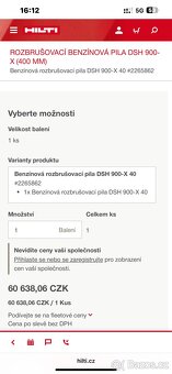 Hilti DSH 900-X rozbrušovací pila - 8