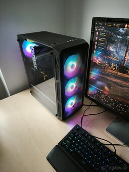 Herní PC Intel core i7/32GB DDR4/RX 580 8GB/SSD 1TB/W10 - 8