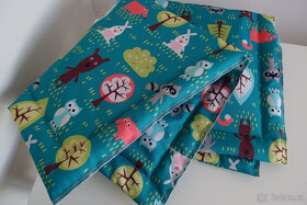 NOVÉ přebalovací podložky 70x80cm, tyrkysová 80x80 cm - 8