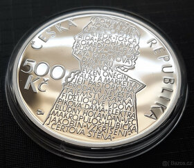 Sada 4 Ag mincí 500Kč Erben - Trnka - Blachut - Kolář, PROOF - 8