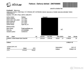 Ereader Čtečka Kobo Clara BW 16GB usb-c Carta 1300 HD - 8