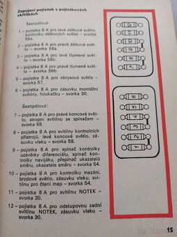 SCHEMATA El. ZAPOJENÍ UŽITKOVÝCH AUTOMOBILŮ, 1967 - 8