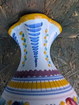 Retro váza, folklór, zn. Modra. - 8