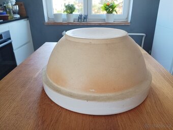 VELKÁ KAMENINOVÁ STAROŽITNÁ ZADĚLÁVACÍ MÍSA FRANCIE - 8