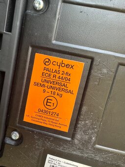 Autosedačka cybex 9-18 kg - 8