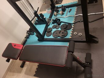 Posilovací sestava s multifunkční klecí - 8