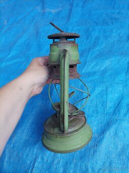 Stará petrolejová lampa Meva Czechoslovakia - 8