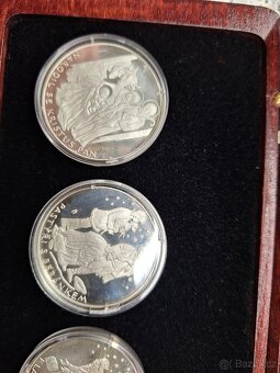 Stříbrné mince  medaile klaneni tri kralu - 8
