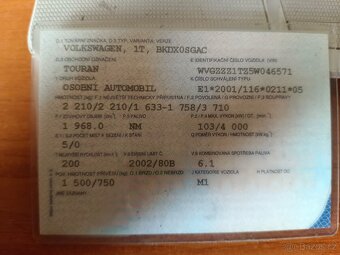 Volkswagen Touran 2.0 TDI 103kw rv 2005 - 8