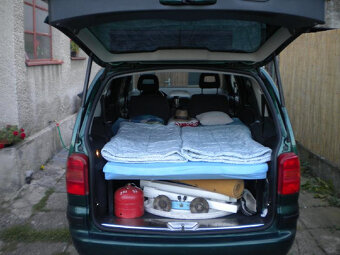 spací vestavba (postel) do VW Sharan 1 facelift nebo kamkoli - 8