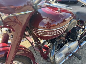 Triumph Speed Twin 500 OHV 1955 + sidecar - 8