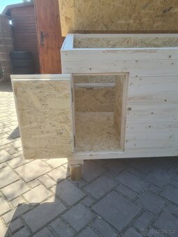 Kurník standart - zateplený, palubky/OSB - 3 velikosti - 8