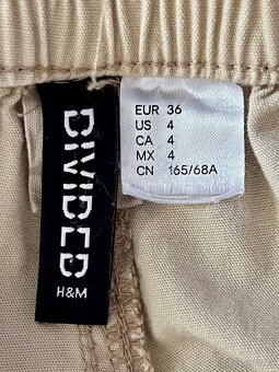 Kalhoty Cargo kapsáče H&M vel.36 - 8
