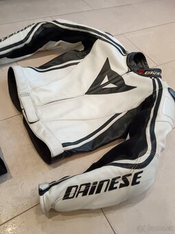Dainese Stripes-Dámská Pánská kožená moto kombinéza, dvoudíl - 8