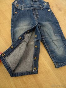 Riflové lacláče, kalhoty - velikost 80 - 8
