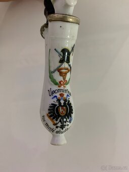 Porcelánová vojenská fajfka - 8