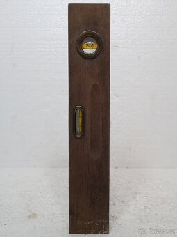 30cm - Retro dřevěná vodováha / vodní váha - 8