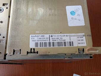 Originál VW rádio RCD-200 - 8