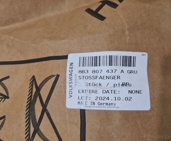 NOVÝ Nárazník Audi A5 B10 S-Line - ORIGINÁL - 8